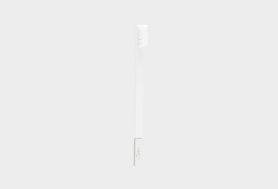 Зубная щетка, средняя Apriori SLIM by Apriori White/Silver