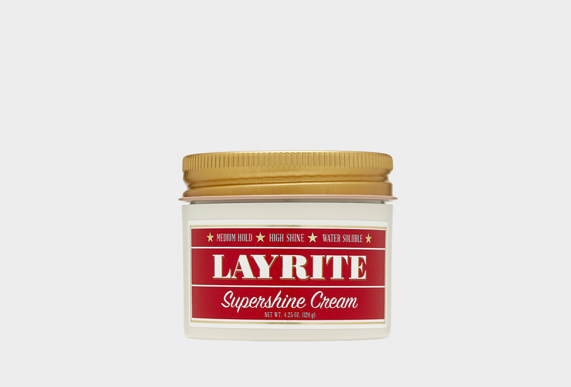 Помада средней фиксации придающая блеск LAYRITE Supershine Cream